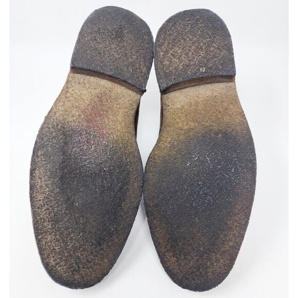 Johnston & Murphy Chukka Boots Men 11.5M Copeland Brown Oiled Leather 25-1870 - Picture 8 of 10